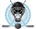 Hockey emblem Royalty Free Stock Photo