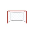 Hockey gates flat icon