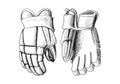 Hockey gloves