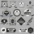 Hockey Label set