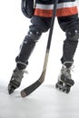 Hockey Legs - Vertical Royalty Free Stock Photo