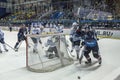 Hockey match, KHL league Royalty Free Stock Photo