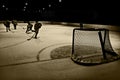 Hockey net Royalty Free Stock Photo