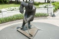 Hockey Player Statue - Ottawa - Canada Royalty Free Stock Photo