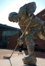 Hockey Player Statue, Prudential Center, Downtown Newark, NJ, USA