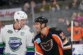 Hockey players on ice Royalty Free Stock Photo