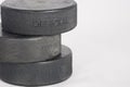 Hockey puck stack