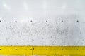 Hockey rink boards Royalty Free Stock Photo