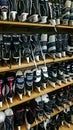 Hockey skates in store