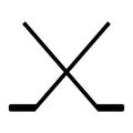 Hockey stick icon