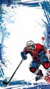 Hockey themed background graphics