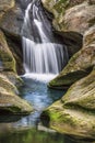 Hocking Hills Splash - Ohio Waterfall Royalty Free Stock Photo