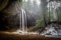Hocking Hills State Park Forest Waterfall Landscape Royalty Free Stock Photo