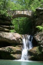 Hocking Hills Waterfall Royalty Free Stock Photo