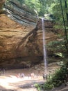 Hocking Hills Waterfall 1 Royalty Free Stock Photo