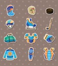 Hocky stickers Royalty Free Stock Photo