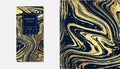 Hocolate packaging marble. Marble collection abstract liquid pattern texture. Trendy luxury product branding template Royalty Free Stock Photo