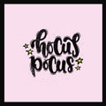 Hocus pocus lettering Royalty Free Stock Photo