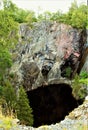 Hodge Cavern, in Hodge Close, Coniston, in the Lake District, in August, 2020.