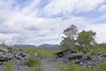 Slate hut, in a slate quarry in Little Langdale, in Coniston, in the Lake District, in August, 2020.