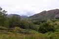 View from Stang End Farm, in Little Langdale, in the Lake District, in August, 2020.