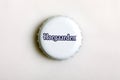 Hoegaarden beer cap from Belgium Royalty Free Stock Photo