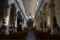 Hoegaarden, Flemish Brabant, Belgium, Rococo interior design of the catholic church of Saint Gorgonius