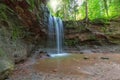 hoerschbachwaterfall beautiful natur in the middle of forest in Germany