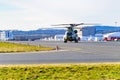 army helicopter at linz airport