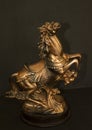 Horse figure metal Royalty Free Stock Photo