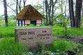 Hof, Germany - May 12, 2023: Memorial to Jean Paul, or Johann Paul Friedrich Richter, a German Romantic writer, best known for his