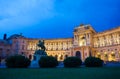 Hofburg Imperial Palace at night, Vienna Royalty Free Stock Photo