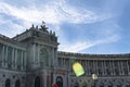 Hofburg Palace with Heldenplatz. Vienna, Austria - September 2019.