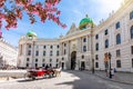 Hofburg palace on St. Michael square Michaelerplatz, Vienna, Austria