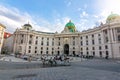 Hofburg palace on St. Michael square Michaelerplatz, Vienna, Austria