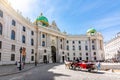 Hofburg palace on St. Michael square Michaelerplatz, Vienna, Austria