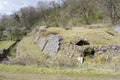 Hoffmann Kiln at Mealbank Quarry, Ingleton. Royalty Free Stock Photo