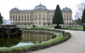 Hofgarten Fountain, in the Court Garden of the Residenz, baroque Prince-Bishops Palace, Wurzburg, Germany