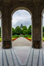 Hofgarten Munich Germany Castle Residenz Field Park Outdoors Arc