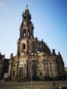 Hofkirche cathedral in Dresden, Germany