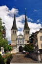 Hofkirche cathedral in Lucerne, Switzerland