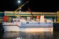 Longlinging fishing vessel Gisli Sursson in Port