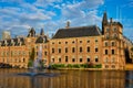 Hofvijver lake and Binnenhof , The Hague Royalty Free Stock Photo