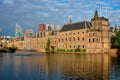 Hofvijver lake and Binnenhof , The Hague Royalty Free Stock Photo