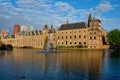 Hofvijver lake and Binnenhof , The Hague Royalty Free Stock Photo