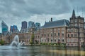 Hofvijver lake and Binnenhof , The Hague Royalty Free Stock Photo