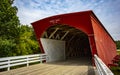 Hogback covered footbridge in Iowa