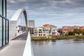 Hoge Brug High Bridge in Maastricht, crossing over the Meuse Maas River Royalty Free Stock Photo