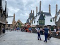 The Hogsmeade portion of the Wizarding World of Harry Potter Royalty Free Stock Photo