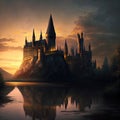 Hogwarts Castle from harry potter universe